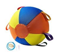 Interactive Dog Puppy Ball Toy - Heavy Duty Solid Core Sphere, Floating Waterproof Training Tool, Easy Grip Texture, Bright Colored Outdoor Game, Safe Elastic Bouncy Sphere | For Active Pets
