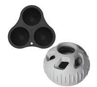 Interactive Dog Puzzle Feeder Ball - Treat Dosage Slow Feeder Toy | Durable, Modern Design, Sturdy Puzzle Ball for Small Dogs, Stimulates Problem Solving, Healthy Feed