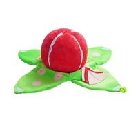 Interactive Dog Puzzle - Watermelon Plush Snuffle Toy, Mental Stimulation Squeaky Toy, Crinkle Paper Function | Use: Home, Living Room, Kitchen, Apartment,