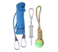 Interactive Dog Rope Toy, Tree Tug Toy For Pets, Dog Rope Tug With Squeaker, Spring Pole Rope Tether Tug Of War Toys For Aggressive Chewers Large Dogs To Interactive Exercise