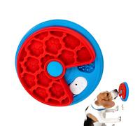 Interactive Dog Slow Feeder Bowl with 3 Layer Turning Mechanism to Control Eating Speed and Reduce Choking Hazard Eating Pet Bowl