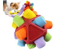 Interactive Dog Snuffle Toy - Multi Pocket Treat Design System, Mental Enrichment Puzzle Feature, Safe Fabric Material Build Structure, Long Lasting Play Function | Home Usage During Pet Entertai
