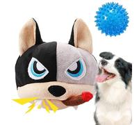 Interactive Dog Toy - 12cm Plush - Talking Plush, Jump and Mobile Toy for Medium Dogs, Soothing Pet Toys and Heavy Duty Chew Toy for Pu