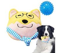 Interactive Dog Toy - 12cm Plush - Talking Plush, Jump and Mobile Toy for Medium Dogs, Soothing Pet Toys and Heavy Duty Chew Toy for Pu