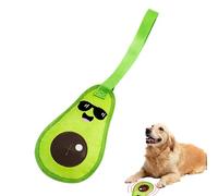 Interactive Dog Toy - 9.84 x 7.09 x 2.36 Inch Chew Toy for Puppies, Training, Playing with Squeaky Enrichment, Drawn Cheese for Exercise, Durable Material, Pet Cheeper, Indoor Un
