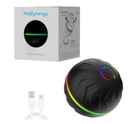 Interactive Dog Toy Ball - USB Powered Rolling Ball Throwing Dog, Engagement Pet Concentrated Toy | Ideal for Supplying Active Play, Training, Exercising and Stimulating for Medium and Small Dogs in