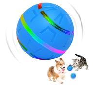 Interactive Dog Toy Ball with Remote Control Activation, Rechargeable Smart Rolling Ball with LED Flash Light, Tough Automatic Pet Toy for Small, Medium, and Large Dogs, Ideal for Playtime and Exercis