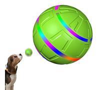 Interactive Dog Toy Ball with Remote Control Activation, Rechargeable Smart Rolling Ball with LED Flash Light, Tough Automatic Pet Toy for Small, Medium, and Large Dogs, Ideal for Playtime and Exercis