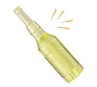 Interactive Dog Toy Bottle with Squeaker, Floating Teething Plaything for Small and Medium Dogs, Pet Supplies, Tennis Bottle with Inner Tennis Ball for Engaging Play