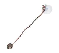 Interactive Dog Toy - Create Strong Suction Tug Of War Fun, Blue Gel Molar Ball, 360 Degree Texture,Vacuum Base Grip, Bite Resistant Rubber Compound For Small Medium Large Breeds