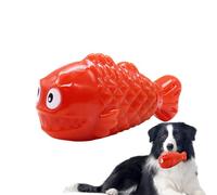 Interactive Dog Toy - Fish Shape Treat Dispenser for Enrichment Puzzle Toy for Slow Feeding Puppies Durable Teething Toy for Picking Up Tugs