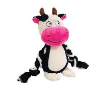 Interactive Dog Toy,Interactive Chew Toy Squeaky Plush Cow Game - Cute Dog Toy,For Outdoor Indoor Travel Garden Park Bedroom Family Time with Friends