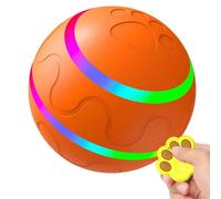 Interactive Dog Toy - Smart Ball for Large Dogs and Cats, Dog Mobile Ball | Automatic Mobile Rolling Ball with LED Lights, Rechargeable Pet Ball for Play