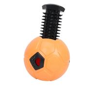 Interactive Dog Toy Soccer Ball with Treat Release Feature, Orange