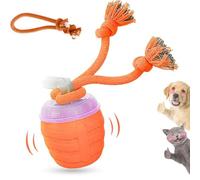Interactive Dog Toys, 2025 New Motion Activated Cat Balls with 360° Smart Automatic Rolling Moving- for Bored Cats Dogs (Orange)