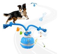 Interactive Dog Toys, 2025 New Squeaky Dog Toys with Motion Activated, USB Rechargeable Chew Toy for Boredom Relief Puppy Teething & Training (Blue)