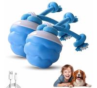 Interactive Dog Toys, 2025 Power Tail Dog Toy, Motion Activated Rolling Squeaky Balls for Small/Medium Dogs, USB Rechargeable for Daily Training (2pcs)