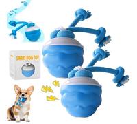 Interactive Dog Toys,2026 New Moving Dog Toy, Active Rolling Ball With Tail For Dogs, Usb Rechargeable Durable Chew-Proof Design With 3 Smart Modes Eep Your Dog Calm, Engaged & Satisfied (2 Blue)