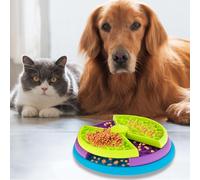 Interactive Dog Toys, 3 Layers dog puzzle feeder Treat Dispenser for Boredom Relief, Reduces Anxiety, Engages Smart Dog, for Small & Medium Size Dogs