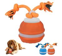 Interactive Dog Toys,360° Smart Automatic Rolling Moving for Bored Pet Cats Dogs,2026 Upgraded Motion Activated Squeaky Cat Balls (Orange)