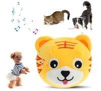 Interactive Dog Toys, Active Moving Pet Plush Toy, 2026 Upgraded Rechargeable Squeaky Dog Balls Toy, Washable Cartoon Pig Plush Toy for Dogs Puppies (05#)