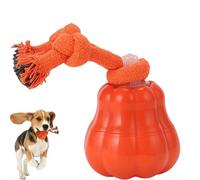 Interactive Dog Toys, Automatic Moving Rolling Dog Toys to Keep Them Busy,Motion-Activated Bouncing Vibrating Interactive Rolling Smart Pet Toy Ball Gift for Small/Medium/Large Dogs (Orange Pumpkin)