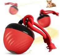 Interactive Dog Toys Ball, 2025 New Modes Moving Dog Ball with Touch Activated, USB Rechargeable Motion Activated Automatic Toys for Puppy Small Medium Dogs Birthday for Dogs(Red,1 pcs)