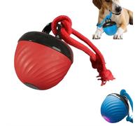 Interactive Dog Toys Ball, 2025 New Smart Pet Puppy Ball with Ropes, Electric Automatic Moving and Rolling Dogs Toy, for Small Medium Large Dogs Daily Training