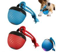 Interactive Dog Toys Ball,2025 Smart Pet Puppy Ball with Ropes,Random Electric Automatic Moving and Rolling Dogs Toy,Rolling Balls for Small Medium Large Dogs Daily Training
