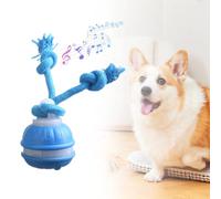 Interactive Dog Toys Ball for Boredom, Smart Rolling Toys, Squeaky Toy Active Rolling Wicked Ball for Daily Training, Rechargeable Pet Toy (Blue 1pcs)