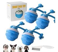 Interactive Dog Toys Ball with Motion Activated, Power Tail 2.0 Dog Toy,2025 New Motion Activate Rolling Ball for Puppy, Smart Jumping Toy for Dogs for Daily Training, USB Rechargeable (4Pcs)