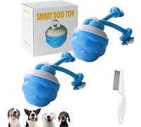 Interactive Dog Toys Ball with Motion Activated, Power Tail 2.0 Dog Toy,2025 New Motion Activate Rolling Ball for Puppy, Smart Jumping Toy for Dogs for Daily Training, USB Rechargeable (2Pcs)