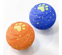 Interactive Dog Toys Balls Moving - Smart Automatic Bouncing Interactive Dog Ball, Durable Pet-Safe E-TPU, IPX7 Waterproof, Anti Boredom Dog Toys to Keep Them Busy for Large and Small Dogs(2 PACK)