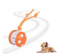 Interactive Dog Toys-Chase Buddy Dog Toy, Rechargeable Interactive Toys for Dogs, Rolling Ball with Tail, 180-Degree Flip Forward and Backward, Relieve Boredom, Suitable for Small, Medium Pets(Yellow）