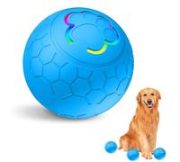 Interactive Dog Toys Dog Bal,Dog Balls, Tough Dog Toys Tndestructible, Pet Active Rolling Ball, Smart Moving Spinning Dogs Ball Toy for All Cats Dogs (Blue)