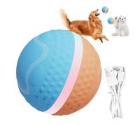 Interactive Dog Toys - Dog Ball Toys, Waterproof Interactive Dog Toys | Automatic Rolling Ball with Motion Sensor Bounce, Unbreakable Dog Toy, Plush Dog Toy, Squeaky Dog Toy for Dog Fun