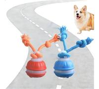 Interactive Dog Toys Dog Ball with Motion Activated & Automatic Rolling, USB Rechargeable Smart Motion Pet Ball for Small Medium Large Dogs to Keep Them Busy, Includes Squeaky Sound (orange+Blue)