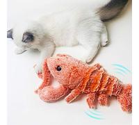 Interactive Dog Toys,Floppy Lobster Interactive Dogs Toy,2025 New Cute Funny Interactive kids & Dog Plush Toy,Jumping Moving CatToys for Medium Dogs,USB Rechargeable Calming Pet Toys Sturdy Puppy