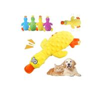 Interactive Dog Toys for Aggressive Chewers,2025 Upgraded Duck DogToy,Durable Dog Calming Ducks Dogs Toys,Indestructible Puppy Teething Toy,Squeaky Plush Duck Chew Toy for Large Medium Small Dogs