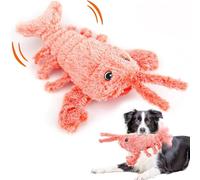 Interactive Dog Toys, Funny Floppy Lobster Dog Toys to Keep Them Busy, Wiggly Lobster Dog Toy for Boredom, Rechargeable Moving Dog Chew Toys for Small/Medium Dogs/Puppy Cat Toys (2Pcs)