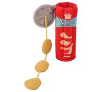 Interactive Dog Toys Interactive Plush Squeaky Soft Potato Chip-Shaped