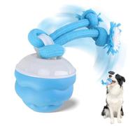 Interactive Dog Toys, Moving Dogs Ball with Touch Activated, Rechargeable Moving Dog Chew Toys, Active Rolling Ball for Puppy and Medium Dogs (Blue)