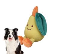 Interactive Dog Toys s- Fruit Plush Squeaky Chew, Durable Fabric Construction, Stuffed Animal With Crinkle Texture | Small Medium Large Aggressive Puppy Indoor Training Play Application