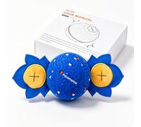 Interactive Dog Toys, Smart Automatic Bouncing & Vibrating Balls with Squeaky Snuffle Wings, Durable Pet-Safe E-TPU, Type-C Rechargeable, Washable Boredom Buster for Medium & Large Dogs, Blue