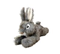 ＡＷＨＡＯ Interactive Dog Toys, Squeaky Plush Toys, Dog Toys for Aggressive Horses, Small And Medium -sized Or Dogs, grey bunny