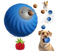 Interactive Dog Treat Dispenser Ball - Smart Moving Puzzle Toy for Dogs & Cats, Automatic Food Dispensing Slow Feeder, Mental Stimulation Toy for Boredom & Anxiety, Durable Chew-Resistant Pet Toy