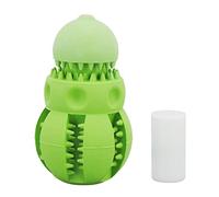 Interactive Dog Treat Holder Toy | Chewable Silicone Puzzle for Medium & Large Dogs | Teeth Care Spikes & Included Whistle | Mental Engagement & Oral Wellness