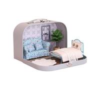 Interactive Doll Accessories Set Simulated Household Items Metal And Cloth Materials Learning Toy Gift Box For Girl Safe Kids Play Furniture