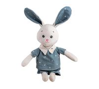 Interactive DressingUp Rabbits Plush Doll Sensory Development Stuffed Animals Toy with Cotton Filling for Preschool Kids Dressingup Plush Toy