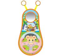 Interactive Driving Toy - Baby Car Seat Steering Wheel with Sounds, Rotating Simulation Controller | Infent Pretend Play Toy for Travel, Sensory Learning Game for Road Trips, Vehicle Backseat Activity